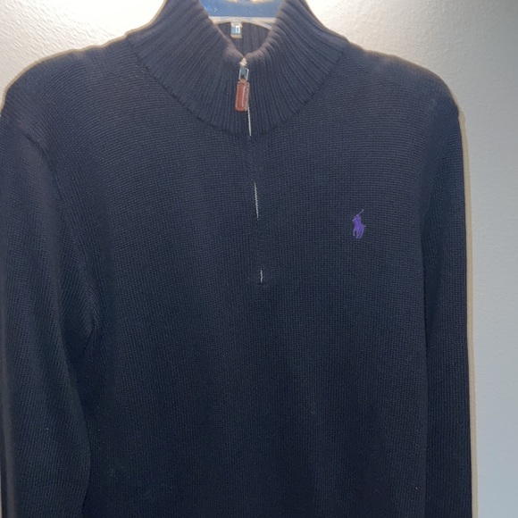 Polo by Ralph Lauren Knit Zip Up Sweater size Small - Picture 2 of 3